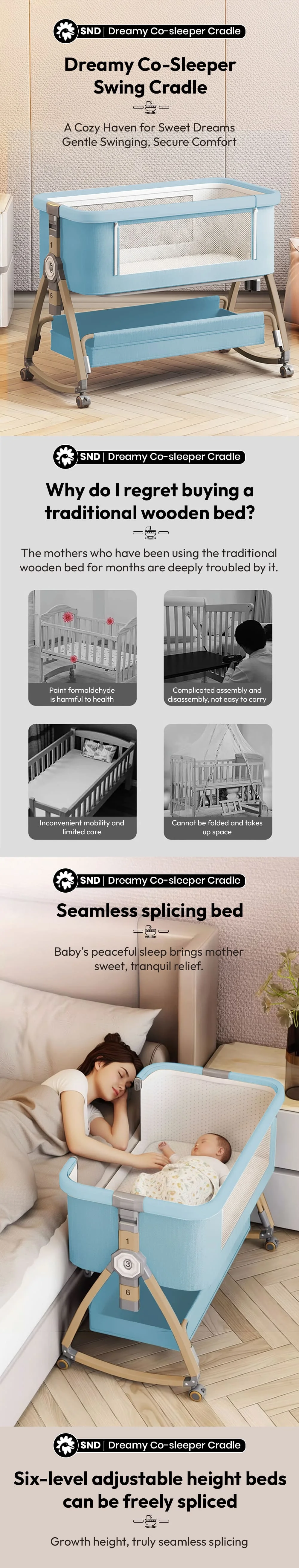 Dreamy Co-Sleeper Cradle Manual