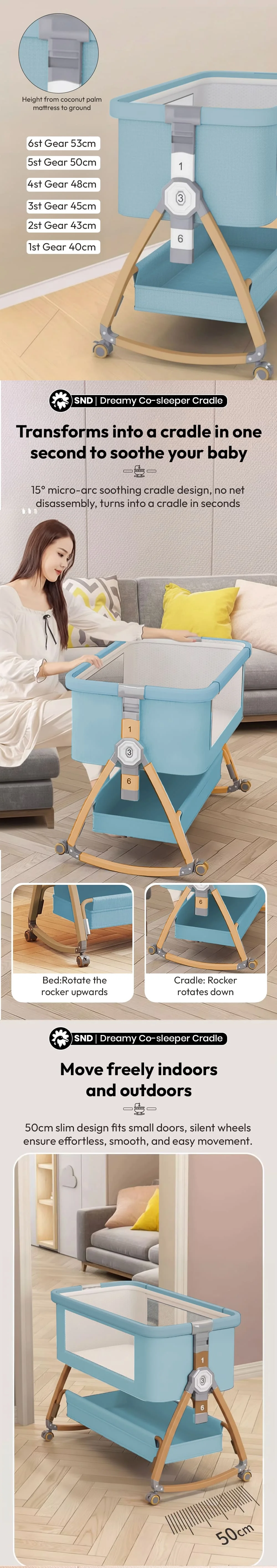 Dreamy Co-Sleeper Cradle Manual