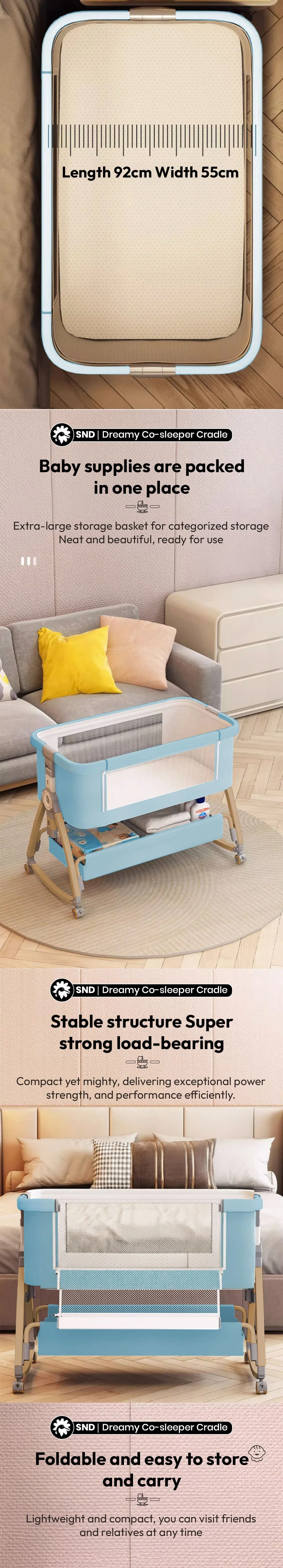 Dreamy Co-Sleeper Cradle Manual