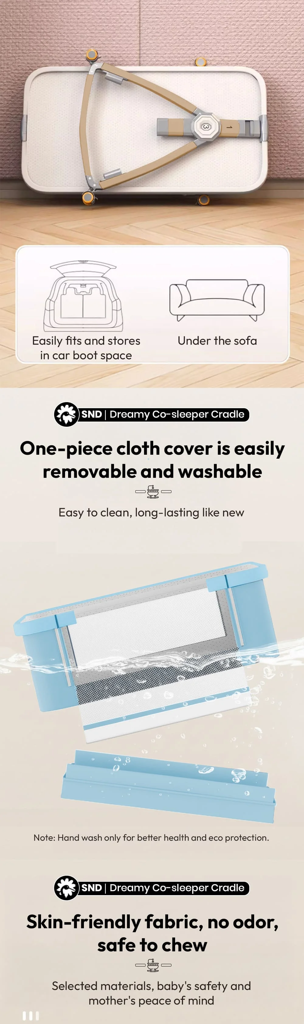 Dreamy Co-Sleeper Cradle Manual