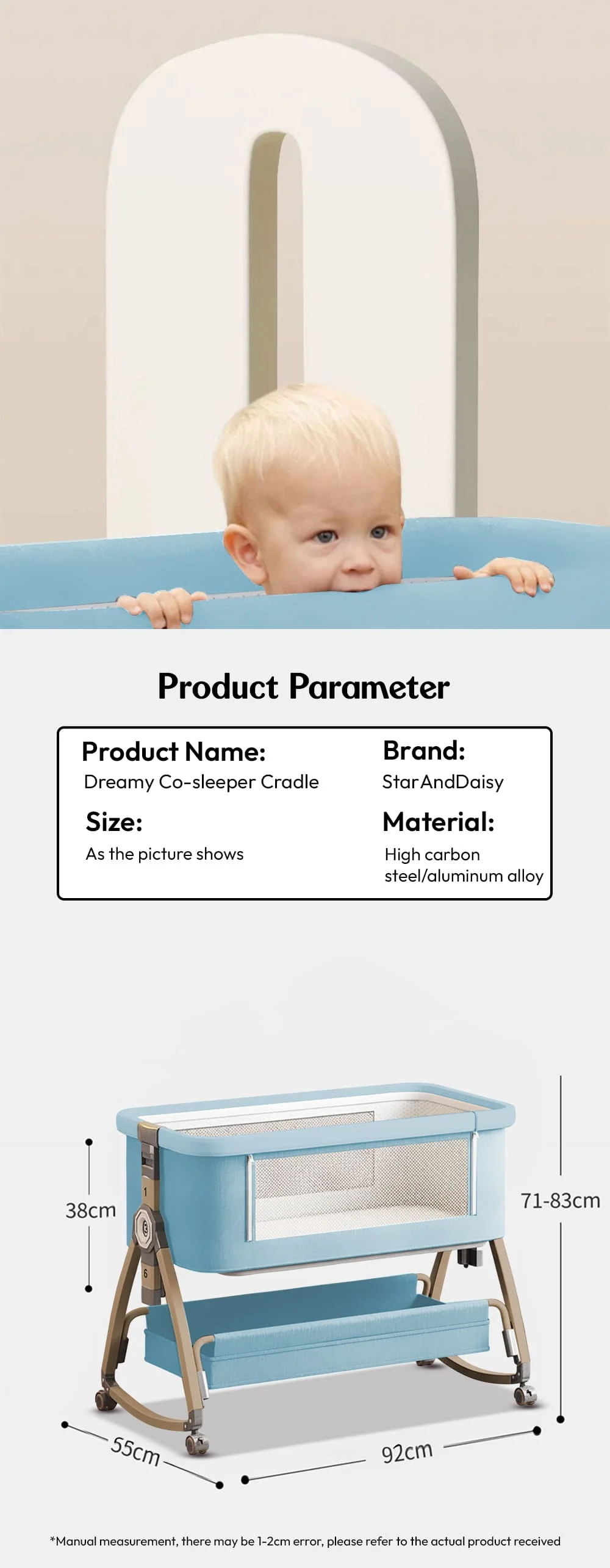 Dreamy Co-Sleeper Cradle Manual