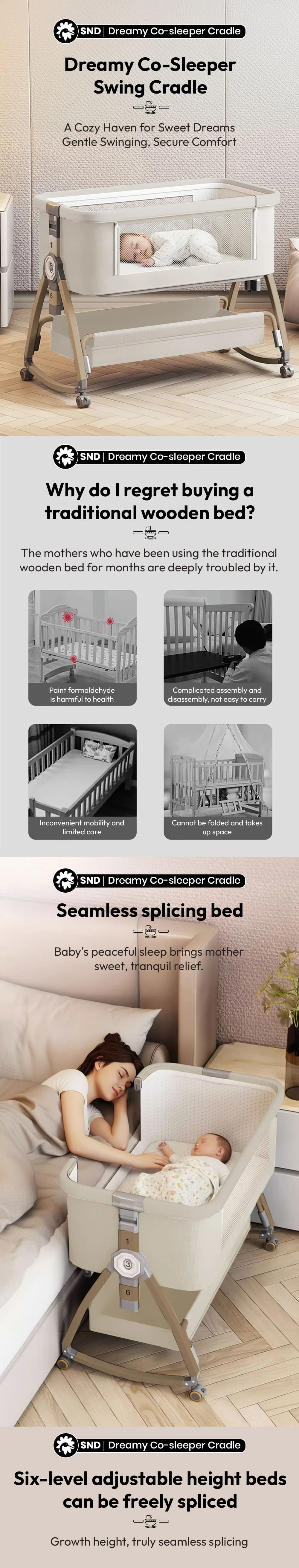 Dreamy Co-sleeper Cradle