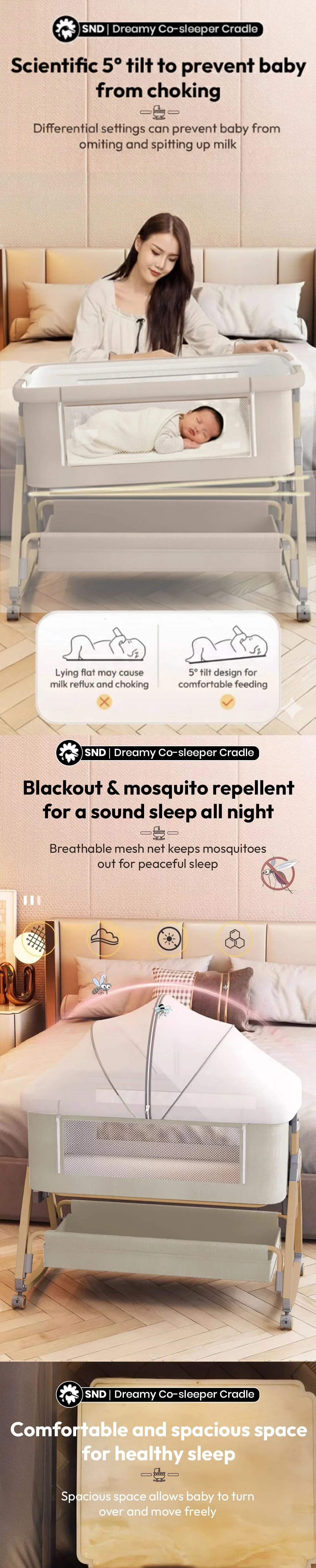 Dreamy Co-sleeper Cradle