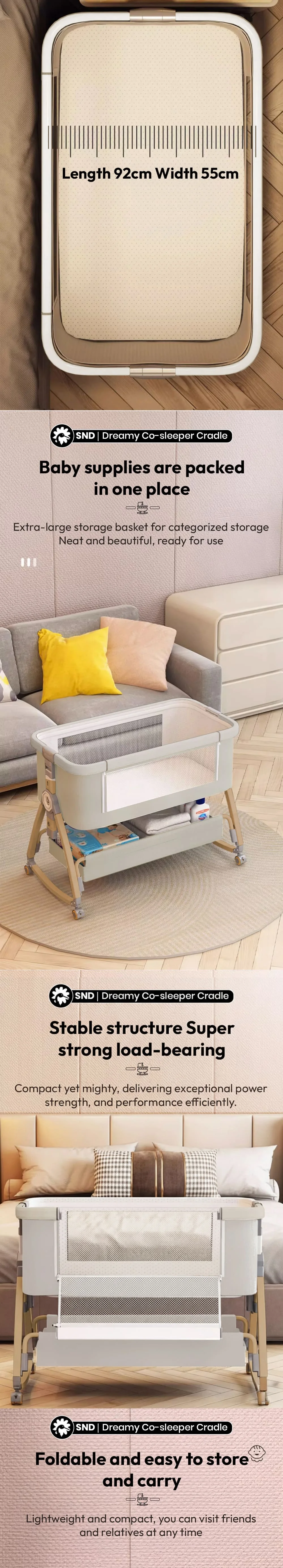 Dreamy Co-sleeper Cradle