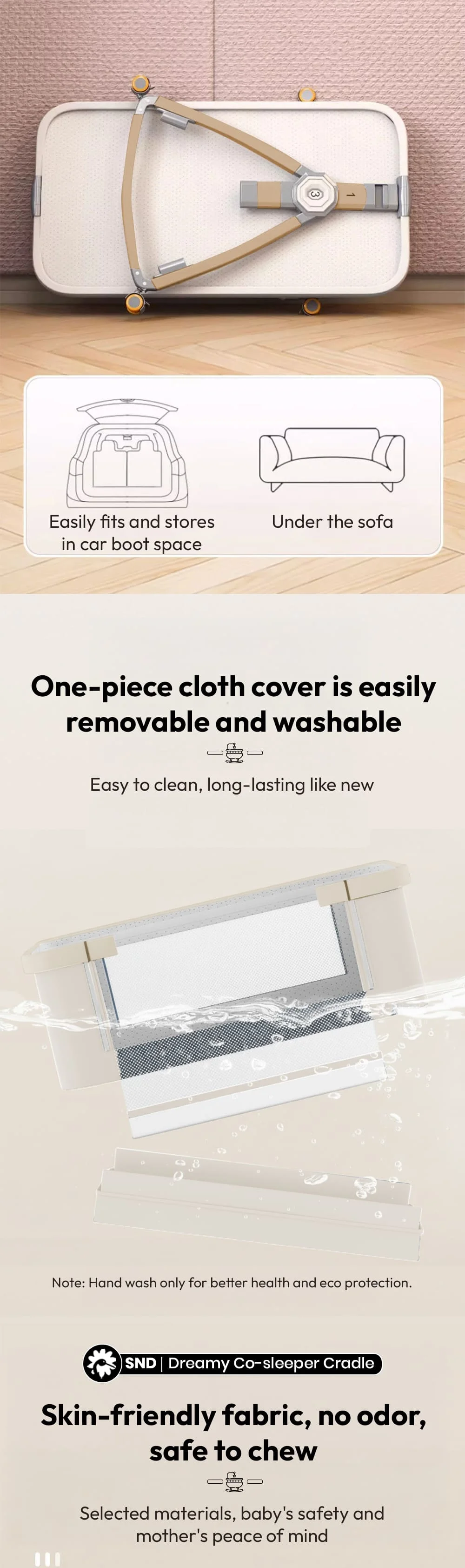 Dreamy Co-sleeper Cradle