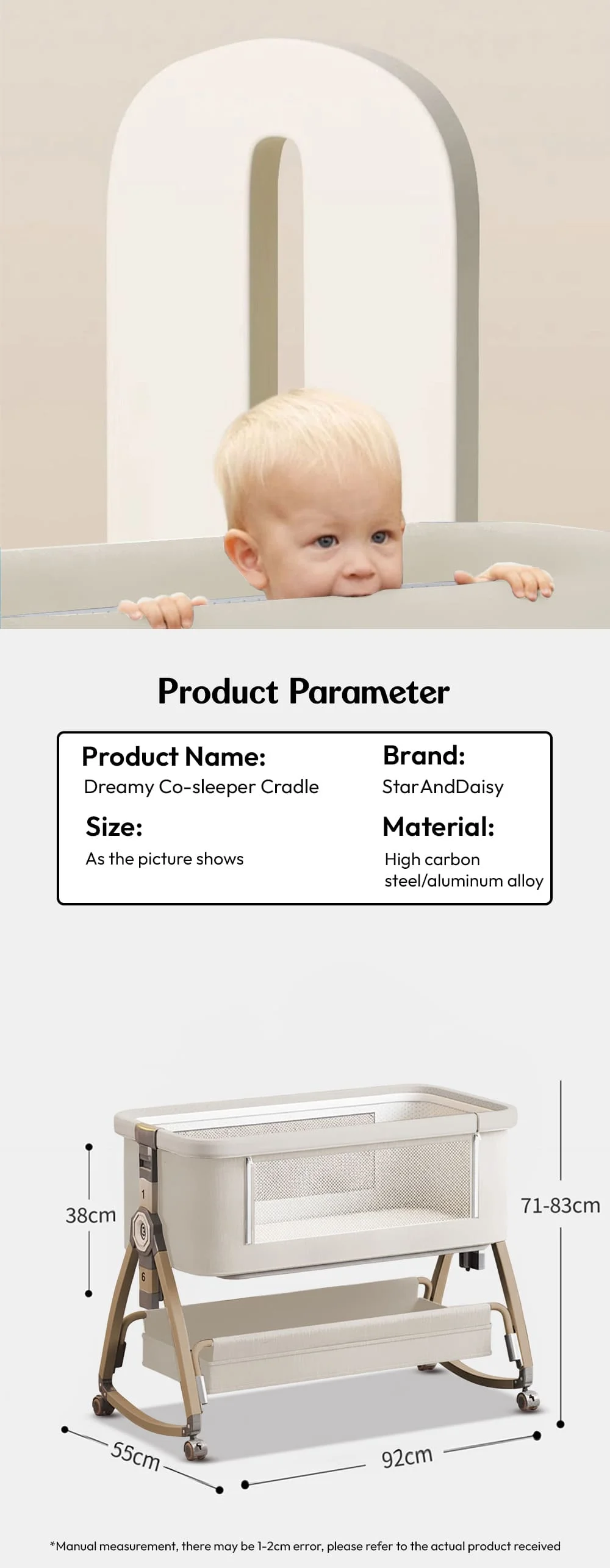 Dreamy Co-sleeper Cradle