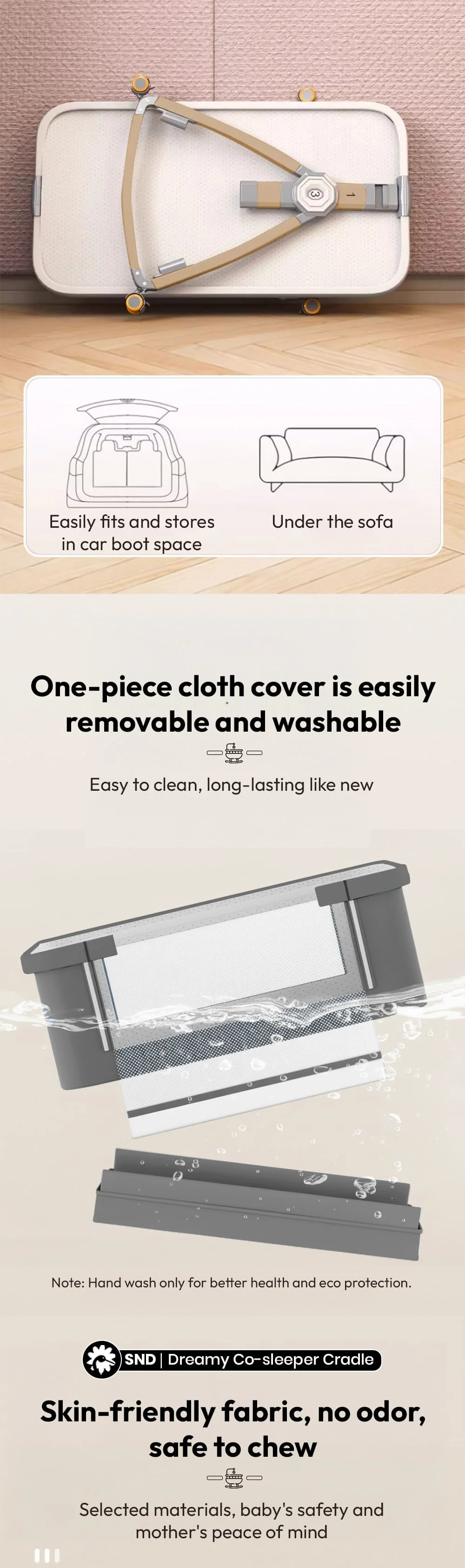 Dreamy Co-sleeper Cradle