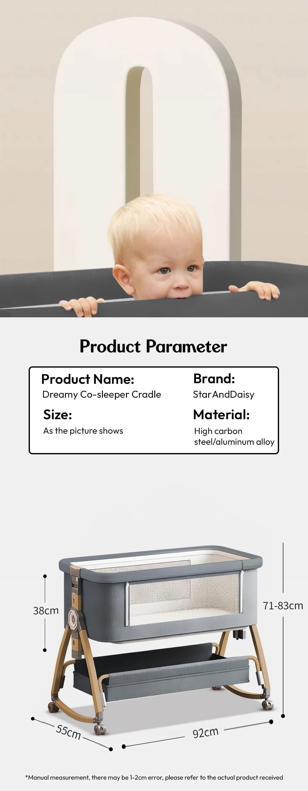 Dreamy Co-sleeper Cradle