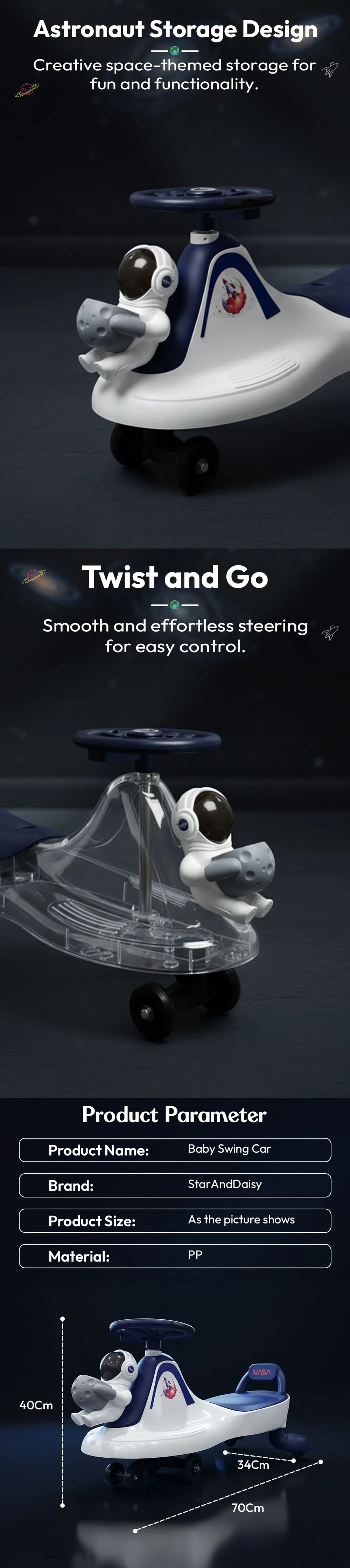 NASA Swing Car
