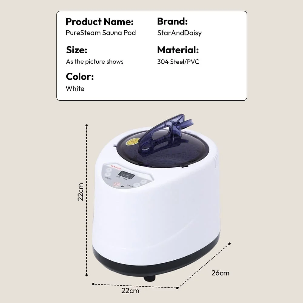 PureSteam Sauna Pod