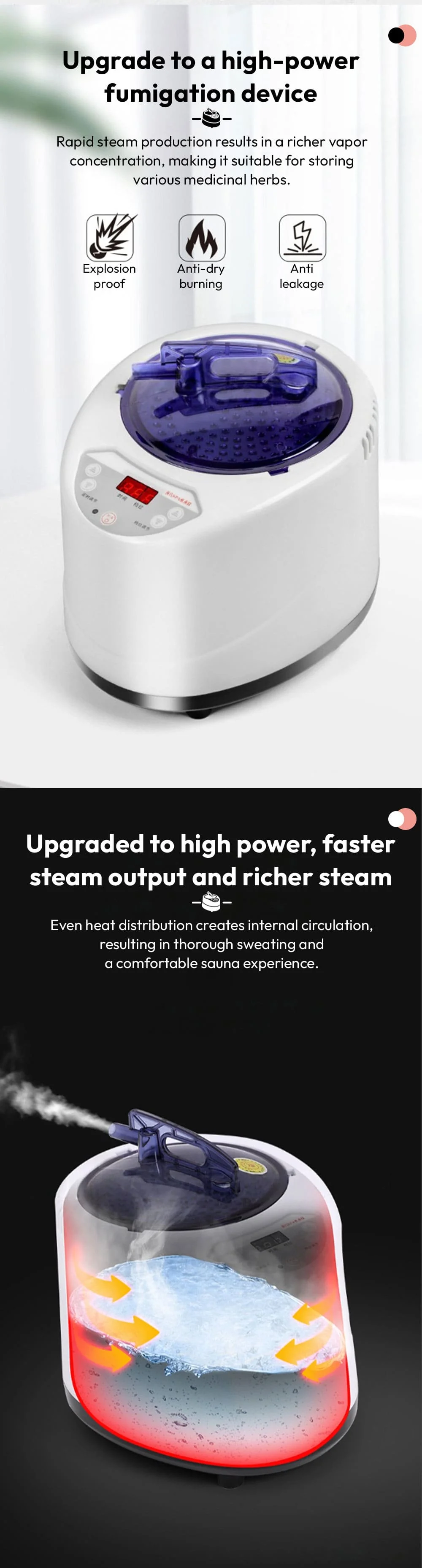 PureSteam Sauna Pod