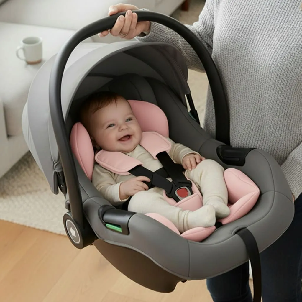 baby carry cot pink