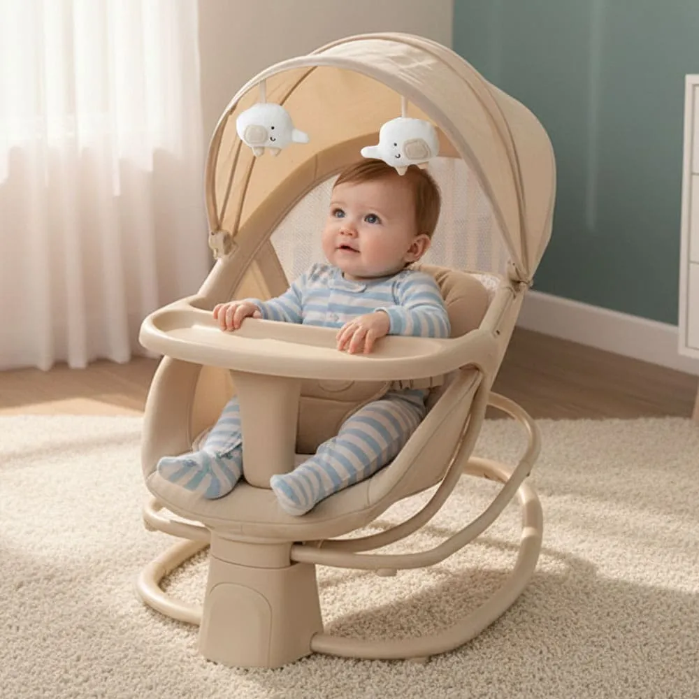 mastela baby rocker khaki