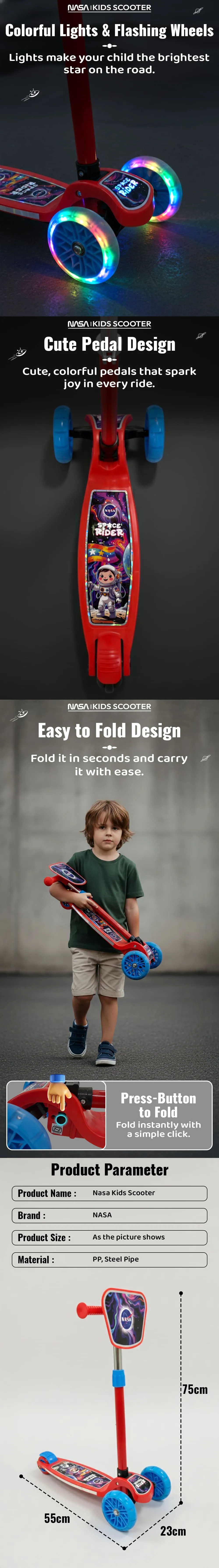 Nasa Kids Scooter