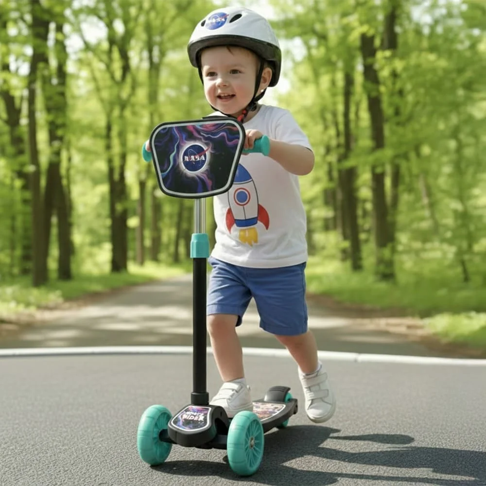 nasa kids scooter black