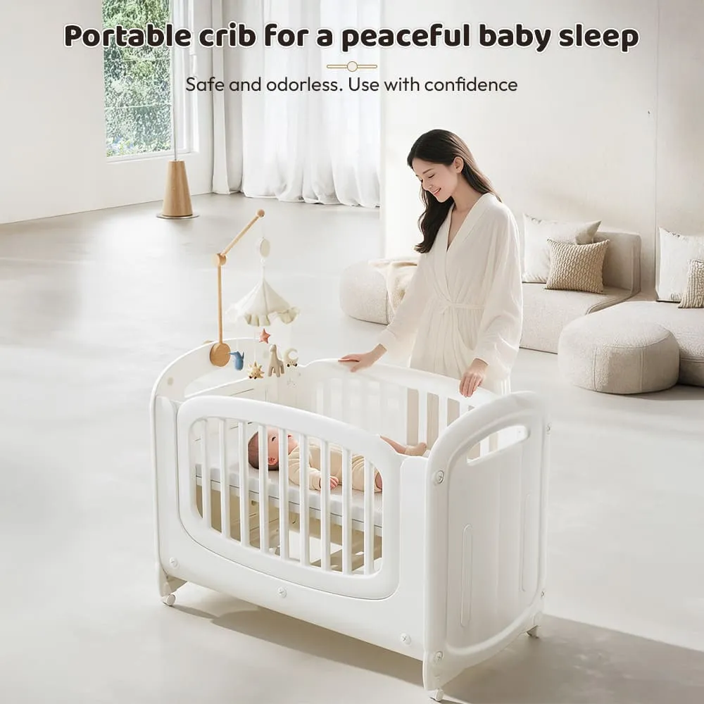 portable cloud hug baby crib cot bed