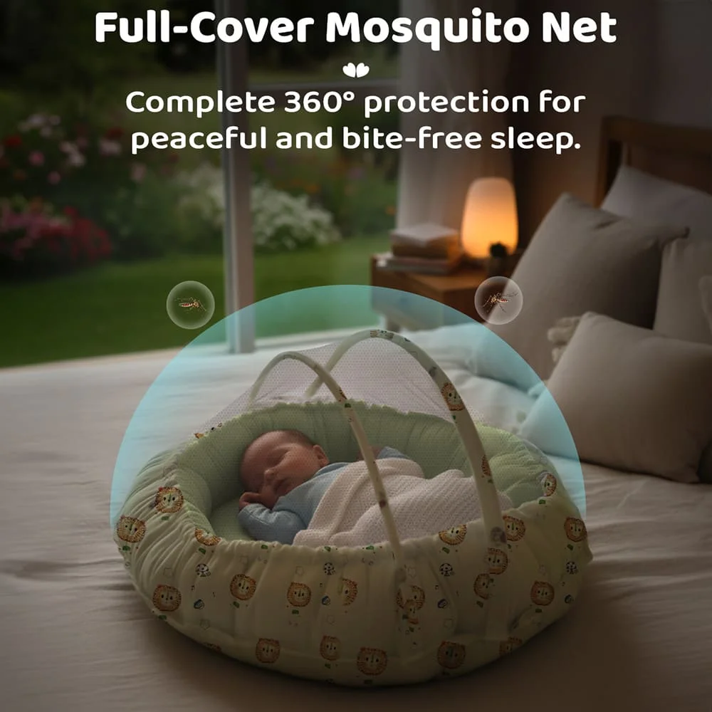 round sleeping bed