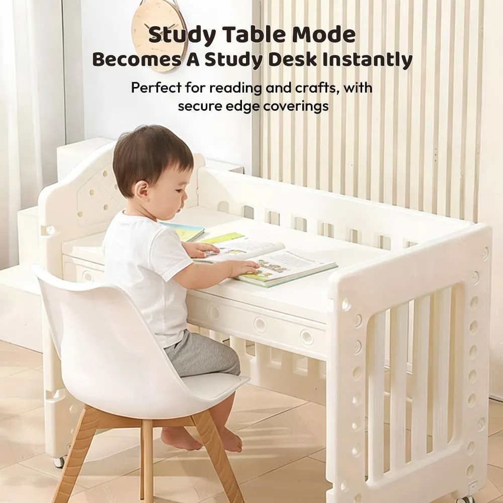 study table 4 in 1 baby crib