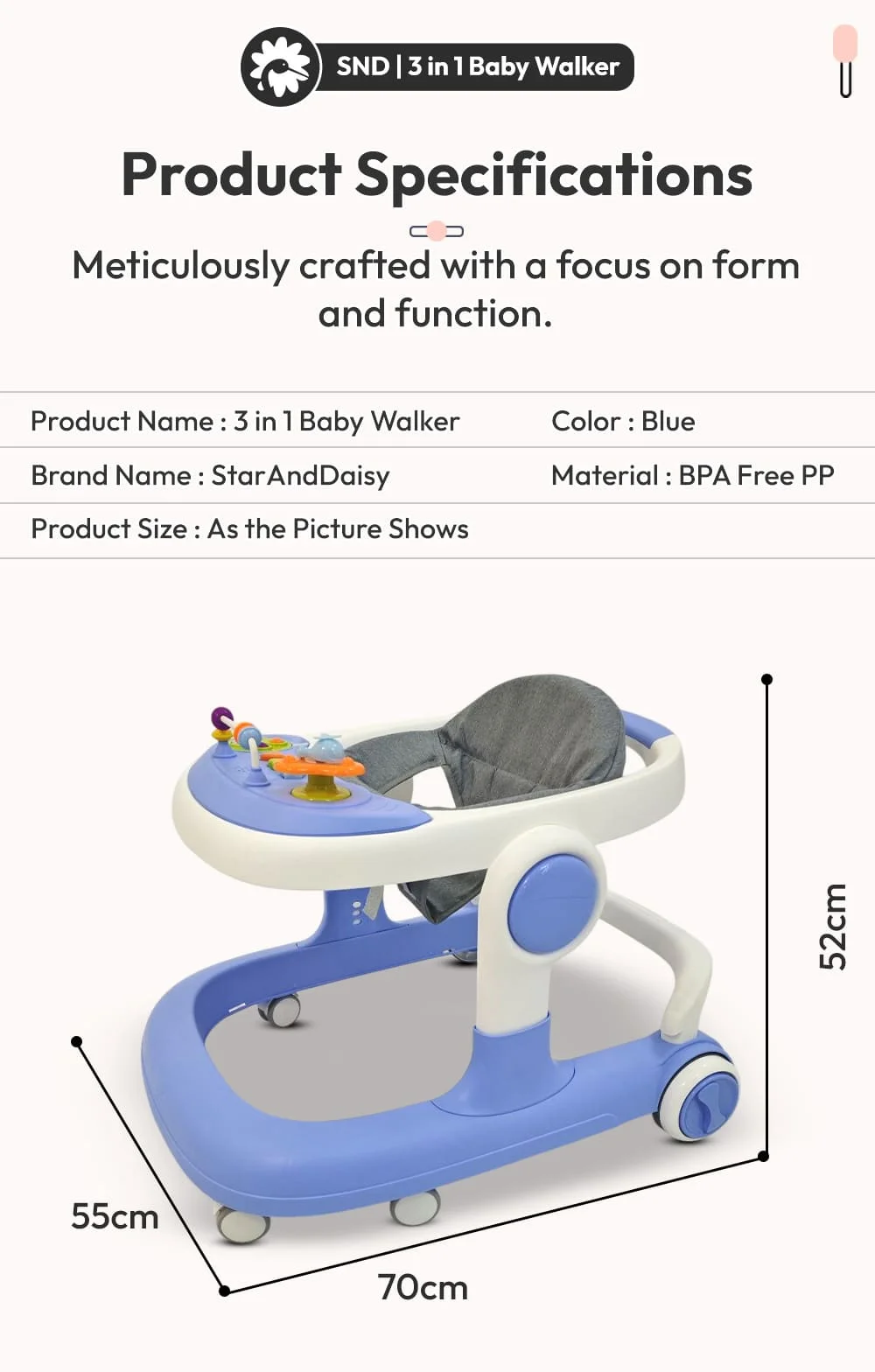 Toodle Baby Walker