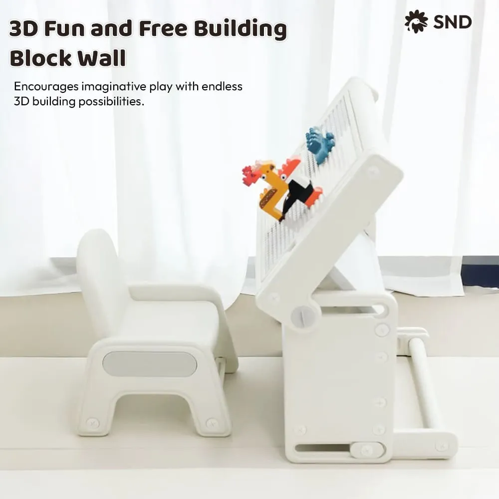 3d fun and free building block wall