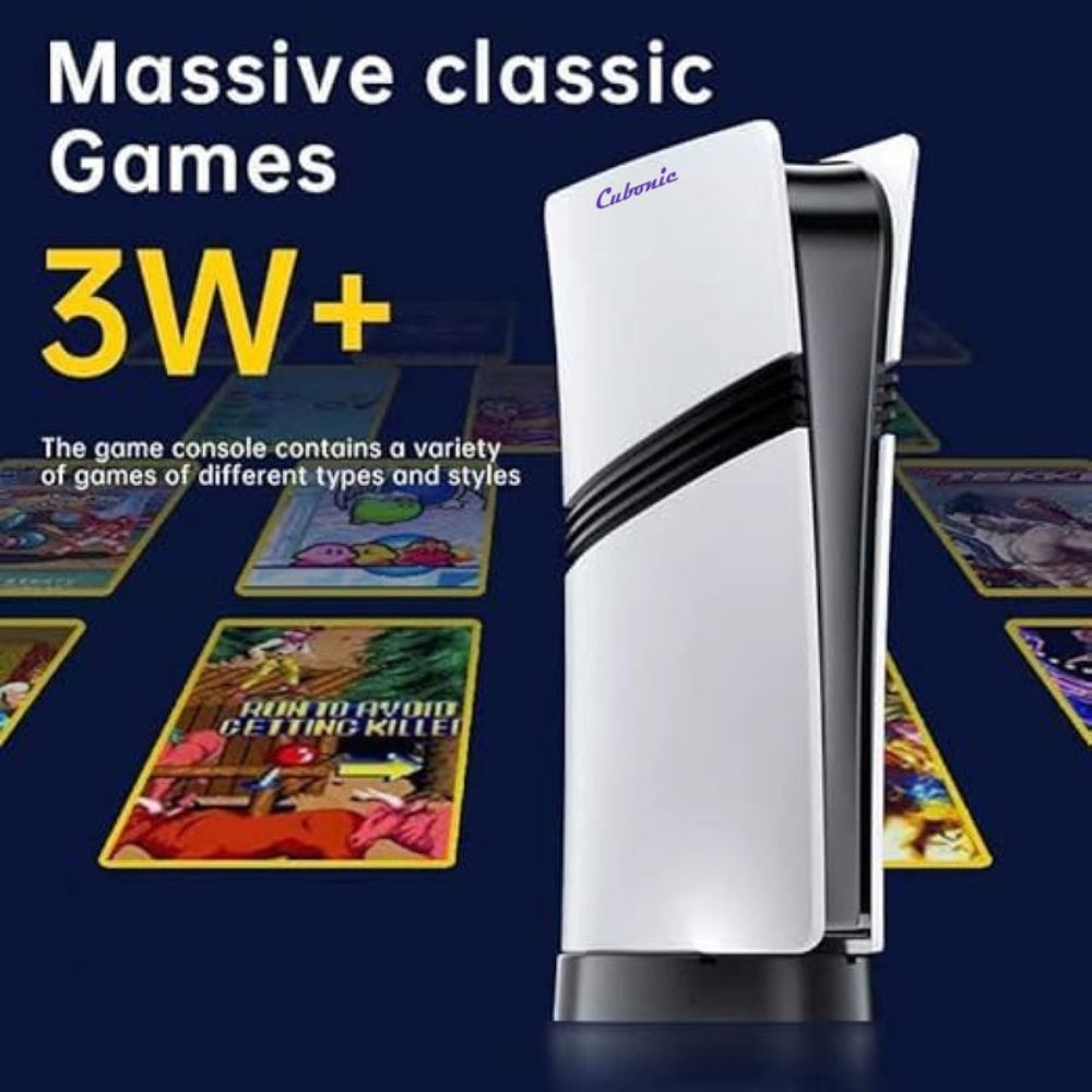 Neva GS5 Pro 4k GameStick | 50+ Emulators | HDMI Plug & Play with Dual Wireless Contollers
