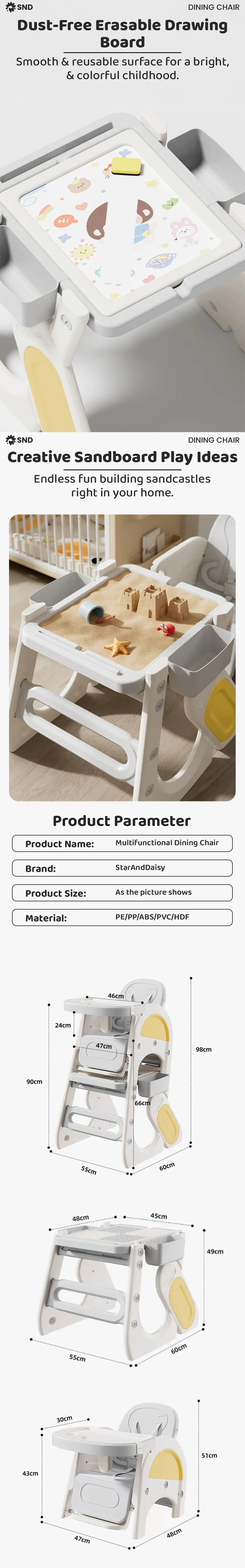 Multifunctional Baby Dining Chair