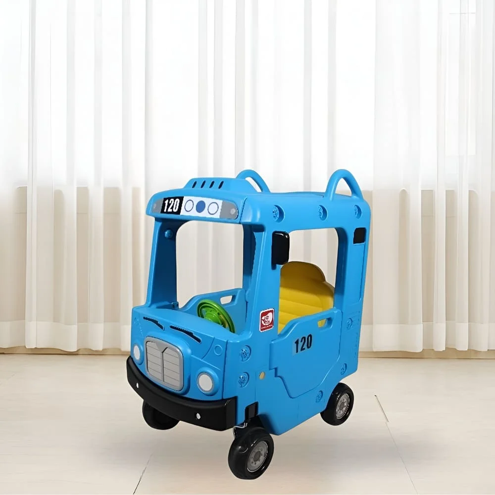 BLUE BUS ROOF CAR
