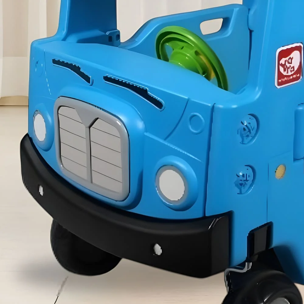 BLUE BUS ROOF CAR