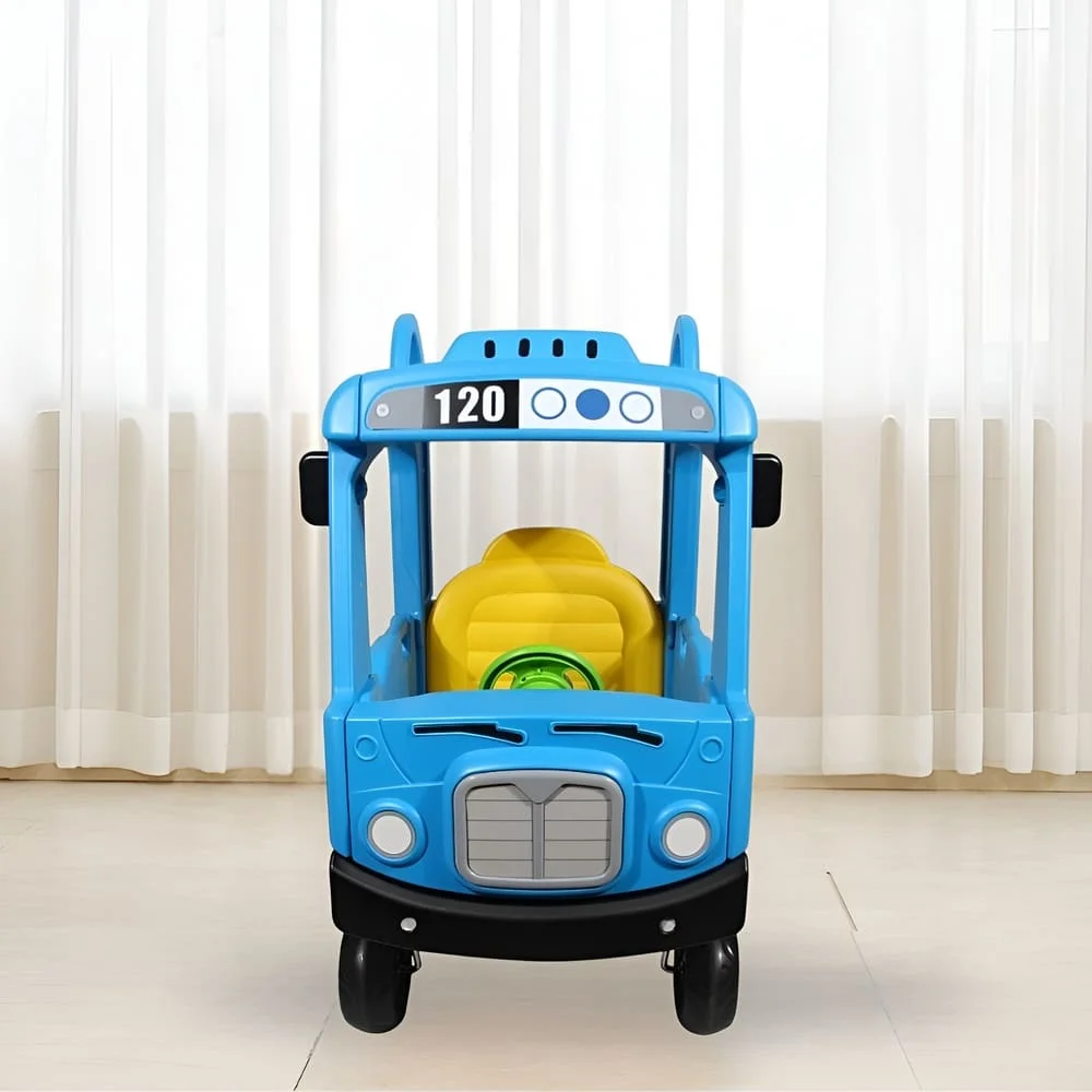 BLUE BUS ROOF CAR
