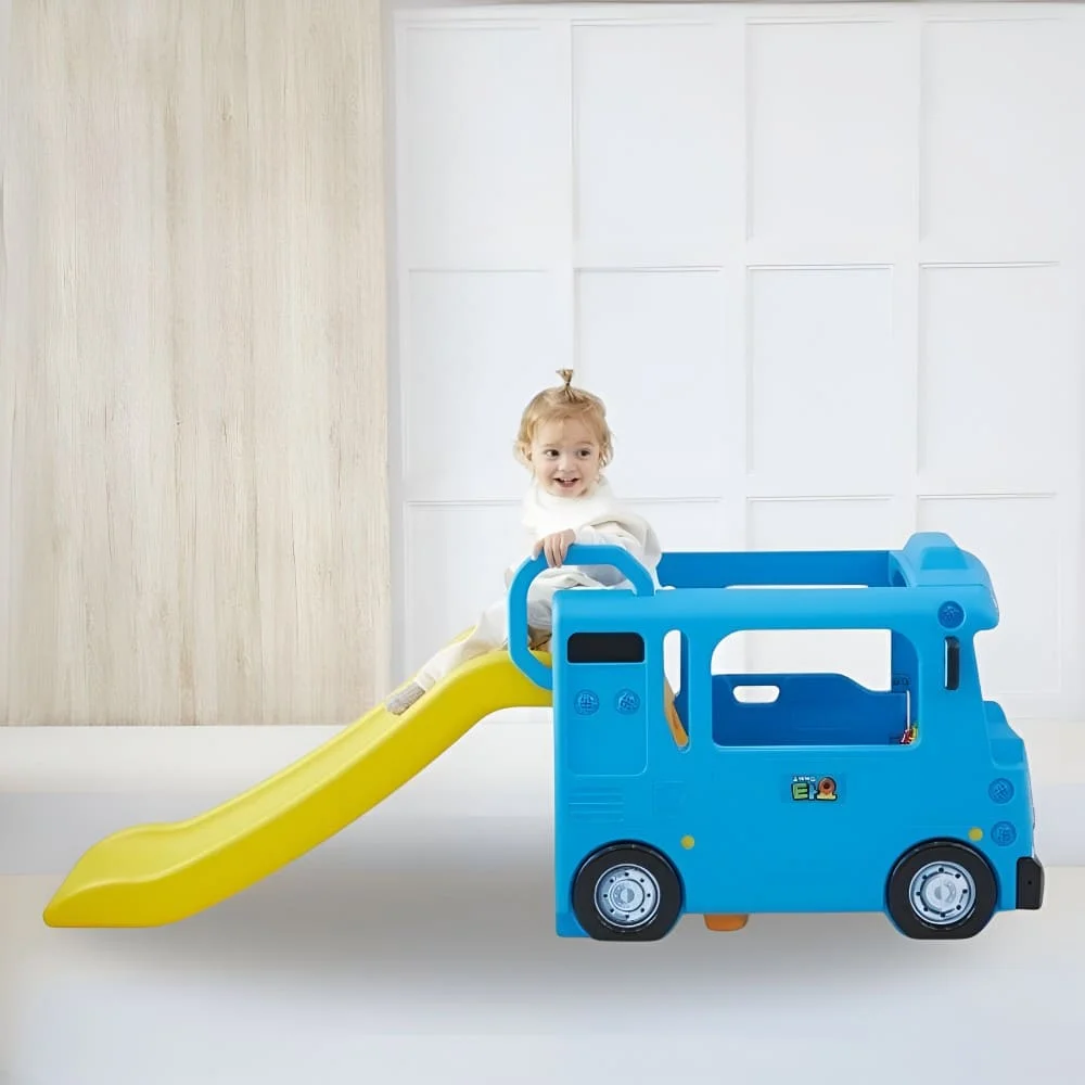 BLUE COMPACT BUS SLIDE