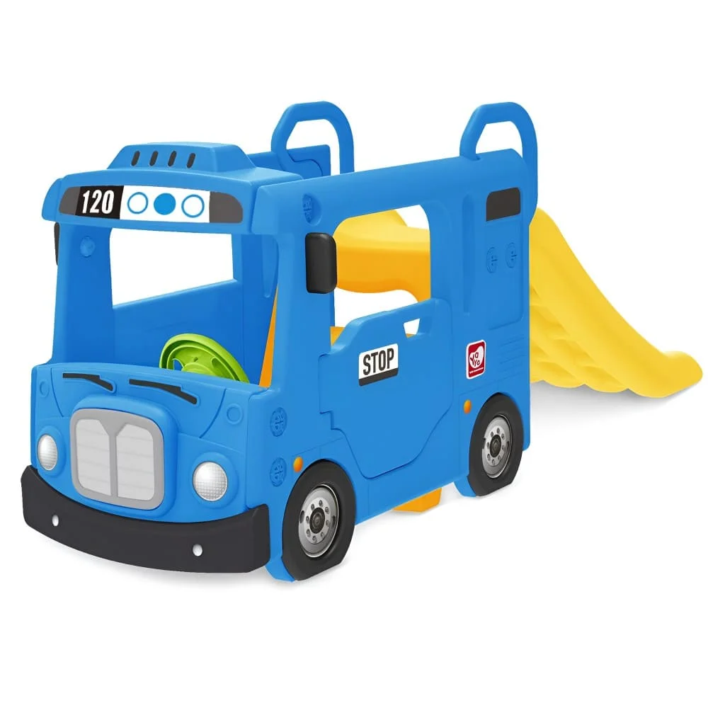 BLUE COMPACT BUS SLIDE