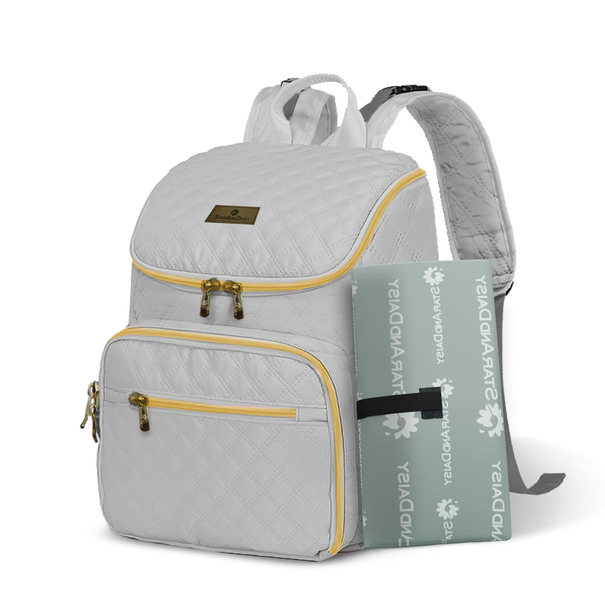 Little lux Grey Diaper bag 9 (1)