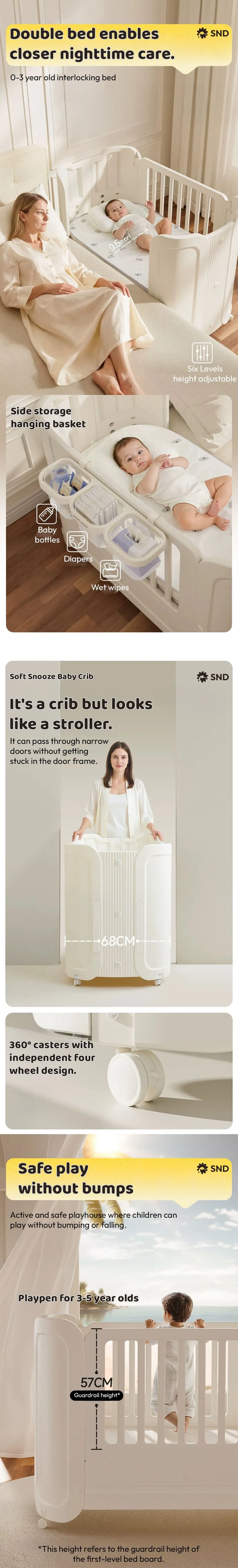 Soft Snooze Comfort Crib