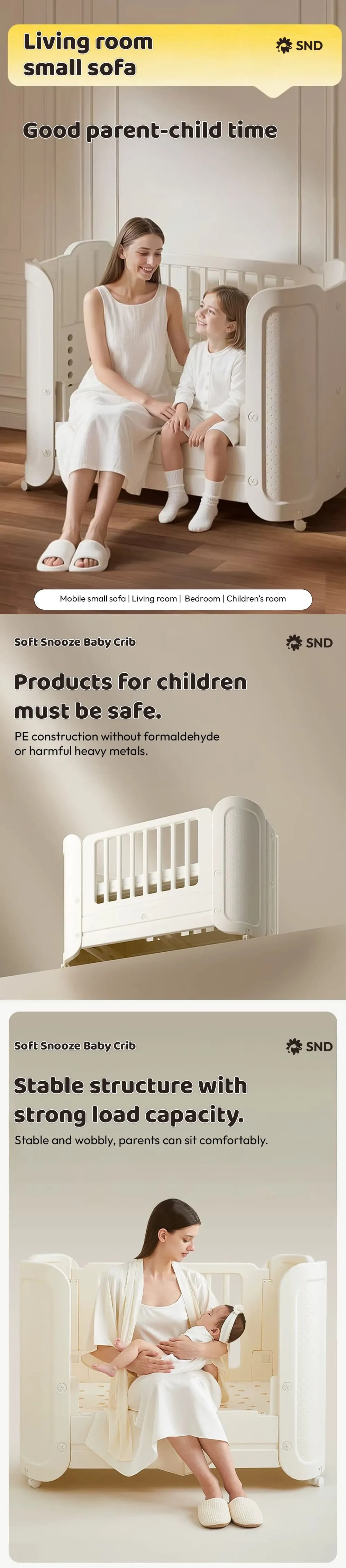 Soft Snooze Comfort Crib