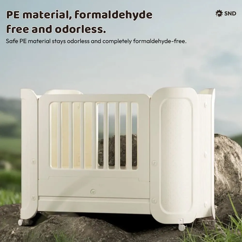 Soft Snooze Comfort Crib with PE material
