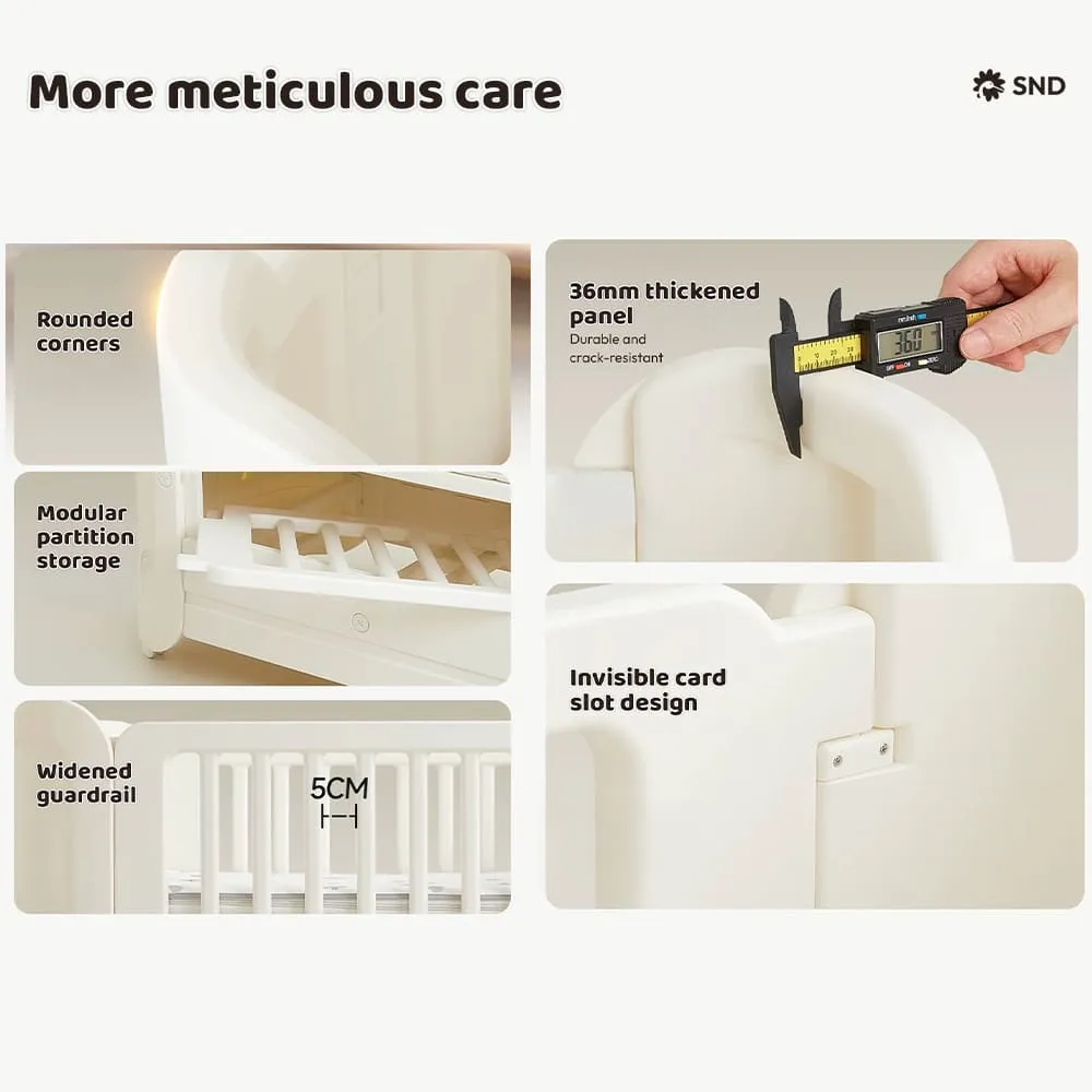 Soft Snooze Comfort Crib with safety and care