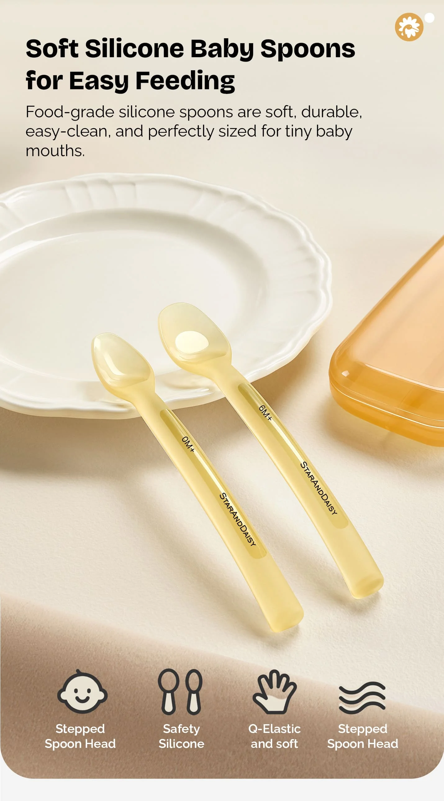 Silicone Baby Spoon