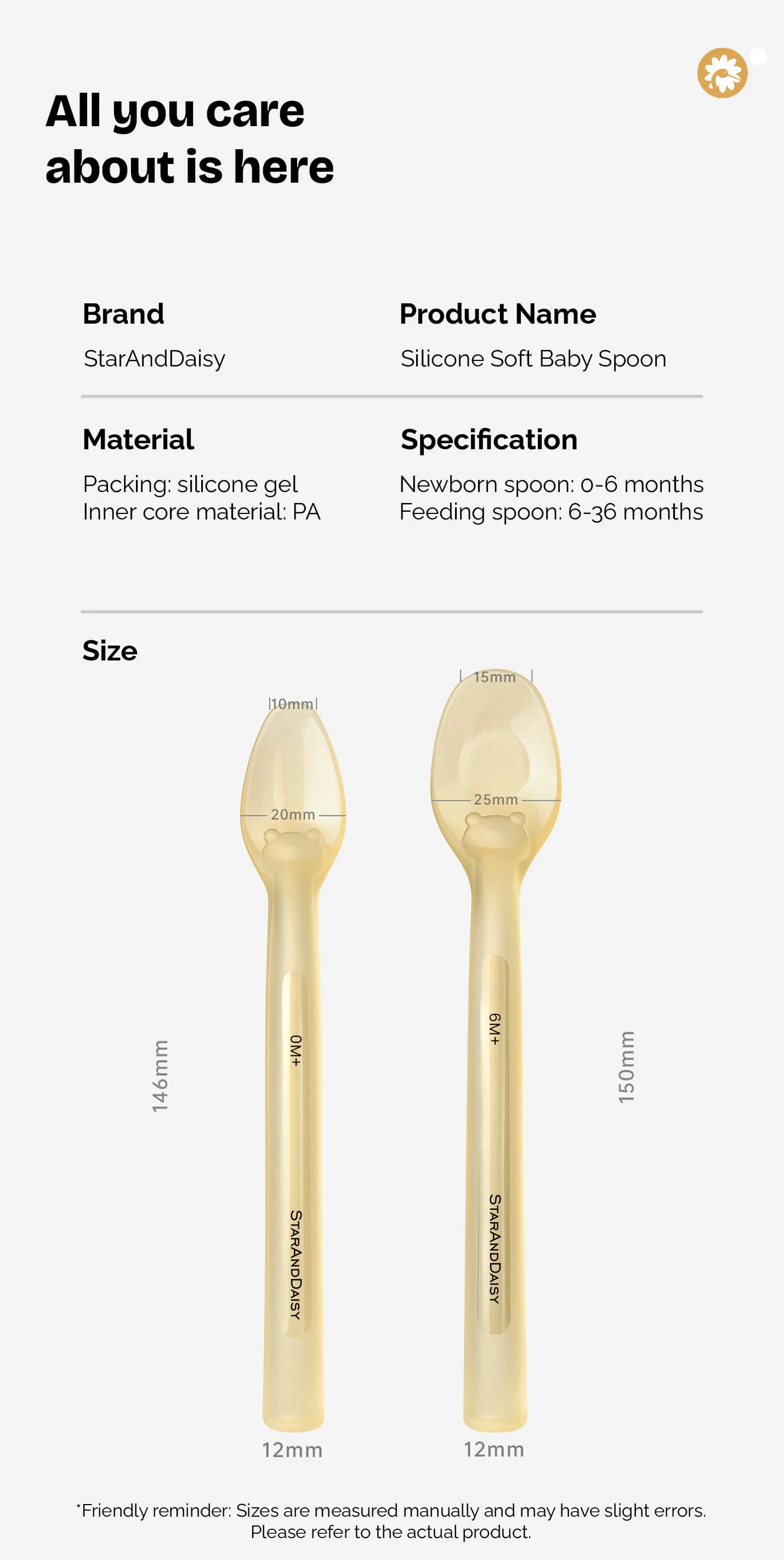 Silicone Baby Spoon