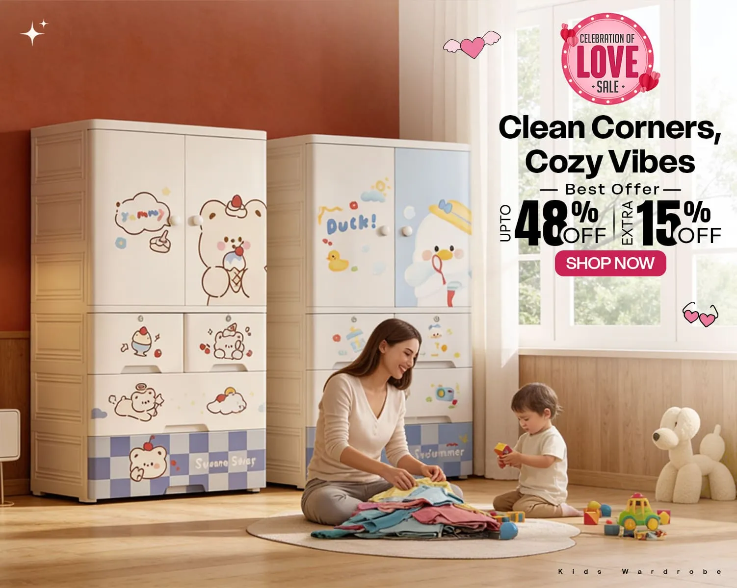 Kids Storage and Cubords